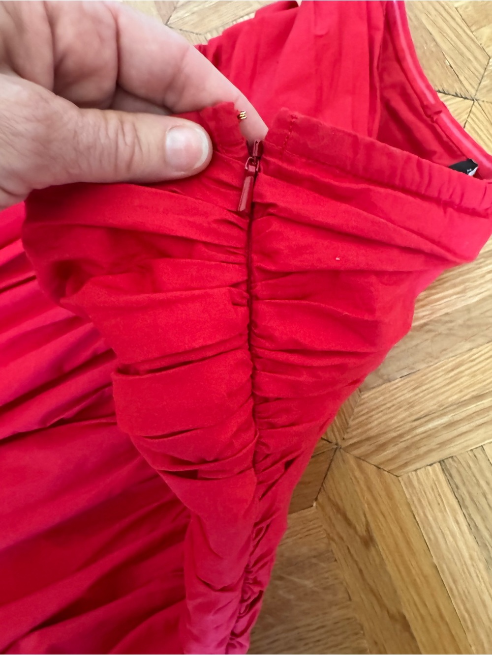 Nobody’s Child Strapless Red Felicity Midi Dress - Picture 5 of 12